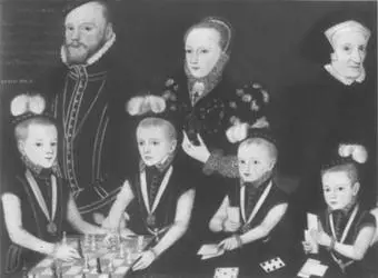 Семейство лорда Виндзора за игрой в шахматы и карты Около 1568 г Игроки в - фото 49