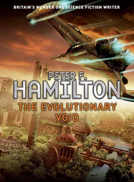 Peter Hamilton The Evolutionary Void обложка книги