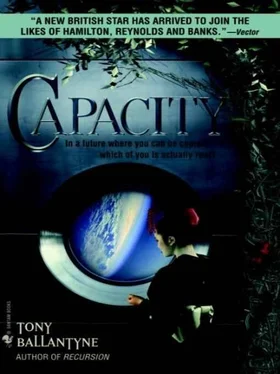 Tony Ballantyne CAPACITY обложка книги