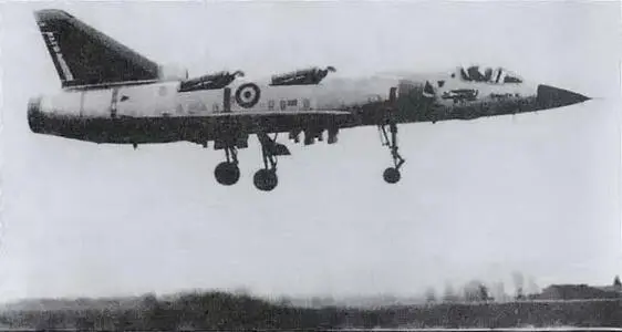Опытный СВВП Mirage III V Опытный истребитель Mirage G8 с крылом изменяемой - фото 12