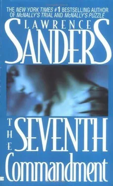 Lawrence Sanders The seventh commandment обложка книги