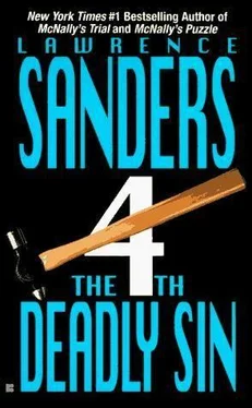 Lawrence Sanders The Fourth Deadly Sin обложка книги
