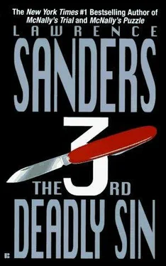 Lawrence Sanders The third Deadly Sin обложка книги