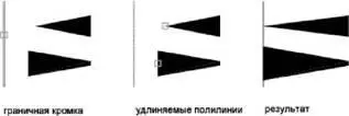 Обрезка и удлинение сглаженных сплайнами полилиний Обрезка сглаженных сплайнами - фото 287