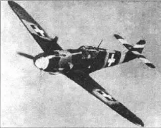 Bf 109G6 101го ИАП Пума Октябрь 1944 г 12 октября восьмерка Bf 109 - фото 115