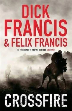 Dick Francis Crossfire обложка книги