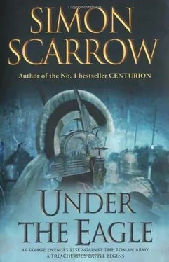 Simon Scarrow Under The Eagle обложка книги