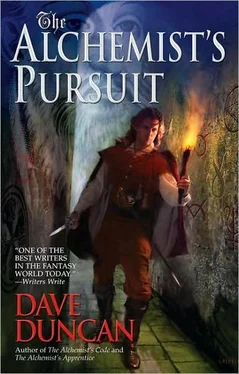 Dave Duncan The Alchemists pursuit обложка книги