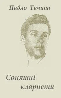 Павло Тичина Соняшнi кларнети обложка книги