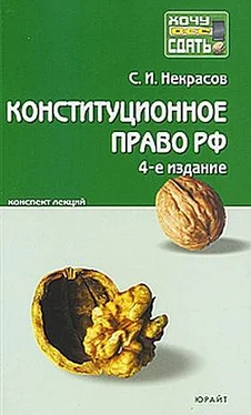 Сергей Некрасов Конституционное право РФ. Конспект лекций обложка книги