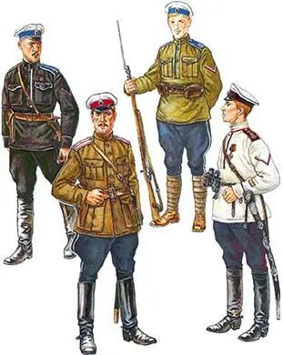 1 Капитан Дроздовской артиллерийской бригады 19191920 гг 2 Поручик - фото 18