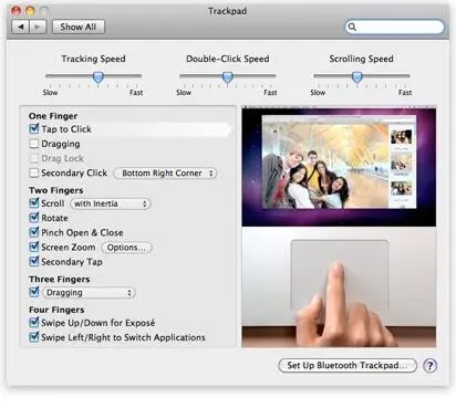 Трекпады которыми оснащены MacBook отличаются большой площадью и поддержкой - фото 22