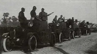 Подразделение бельгийских бронеавтомобилей Минерва в сентябре 1917 года Все - фото 126