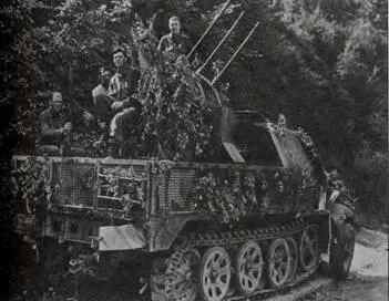 Вверху Захваченный в Нормандии полугусеничный транспортер SdKfz 71 с - фото 32