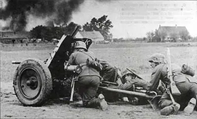37мм противотанковая пушка Рак 3536 в ходе боев во Франции Такое средство - фото 37