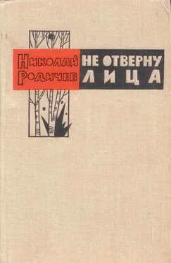 Николай Родичев Не отверну лица обложка книги