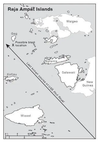 As you can see sir Port Royal was just southwest of Gag Island when we lost - фото 7