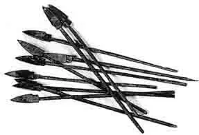 Бронзовые наконечники стрел для арбалета эпохи Цинь Спусковой механизм - фото 33