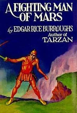 Edgar Burroughs A Fighting Man of Mars обложка книги