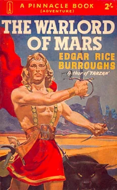 Edgar Burroughs Warlord of Mars обложка книги