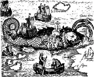 Богослужение на спине морского чудовища по старинной гравюре У многих - фото 9