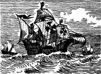 Каравеллы Христофора Колумба в океане Ночи напролет подобно изваянию стоял он - фото 17