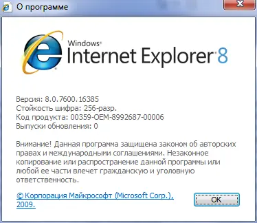 При разработке Internet Explorer 8 было учтено множество аспектов касающихся - фото 50