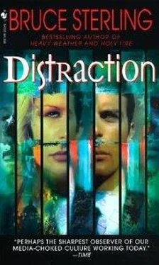 Bruce Sterling Distraction обложка книги