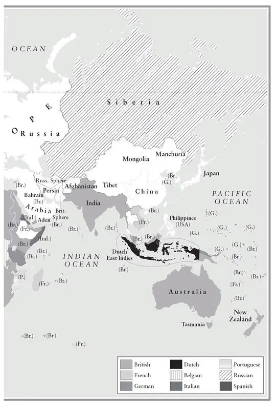 Map 3 The Overseas Empires of the European Powers 1914 Not only did Europe - фото 12