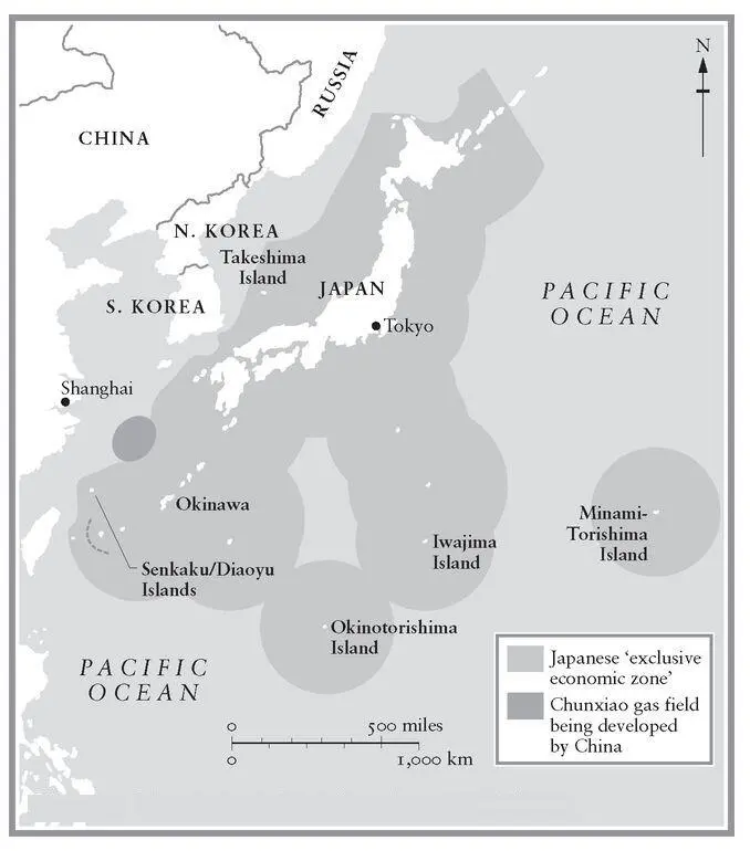 Map 12 The Disputed SenkakuDiaoyu Islands So how is the relationship between - фото 53