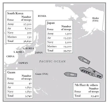 Figure 31 American troops in East Asia 2007 Figure 32 Naval capability - фото 54
