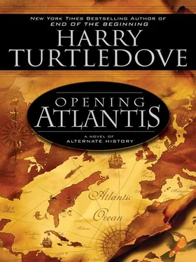 Harry Turtledove Opening Atlantis обложка книги