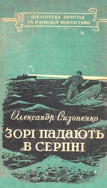 Александр Сизоненко Зорі падають в серпні обложка книги