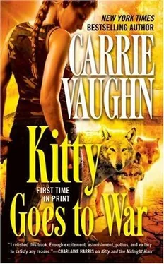 Carrie Vaughn Kitty Goes to War обложка книги