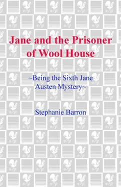 Stephanie Barron Jane and the Prisoner of Wool House обложка книги