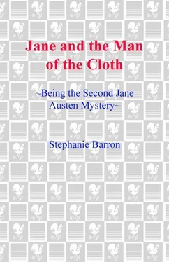 Stephanie Barron Jane and the Man of the Cloth обложка книги