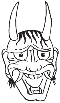 Веселый чертик наколотый на любой части тела послужит своеобразным автографом - фото 16