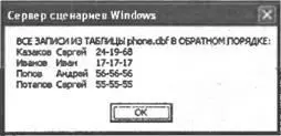 Рис 916Записи таблицы Phone в обратном порядке Набор записей Recordset в - фото 125