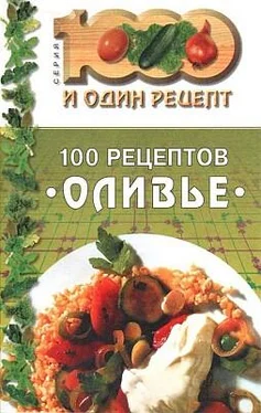 Сборник рецептов 100 рецептов «оливье» обложка книги