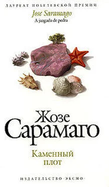 Жозе Сарамаго Каменный плот обложка книги
