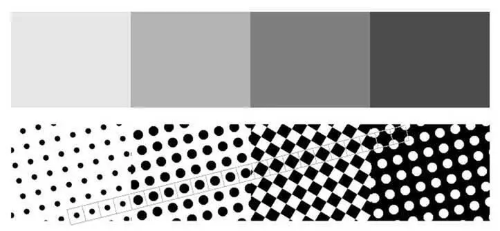 Рис 8 Пример растрирования увеличено в 30 раз вверху исходное - фото 13