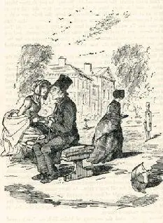 A meeting Old Sedley was seated on a bench his handkerchief placed over his - фото 33