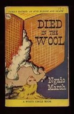 Ngaio Marsh Died in the Wool обложка книги