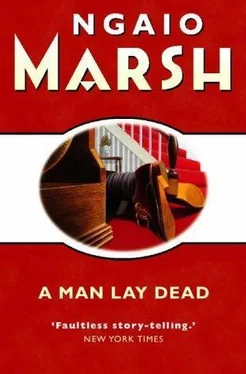 Ngaio Marsh A Man Lay Dead обложка книги