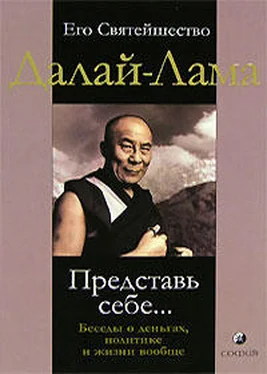 Тензин Гьяцо Представь себе… Беседы о деньгах, политике и жизни вообще обложка книги