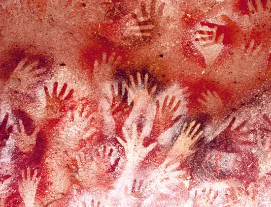 9 Huntergatherers made these handprints about 9000 years ago in the Hands - фото 10