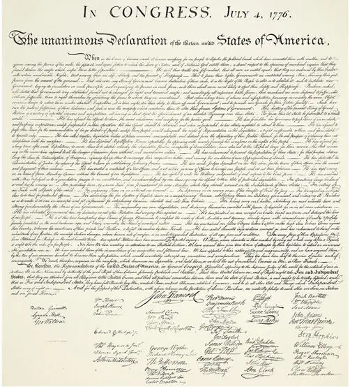 17 The Declaration of Independence of the United States signed 4 July 1776 - фото 20