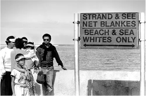 21 A sign on a South African beach from the period of apartheid restricting - фото 26