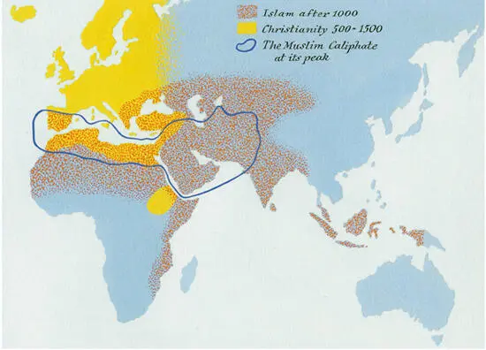 Map 5 The Spread of Christianity and Islam Yet there has always been a chasm - фото 41