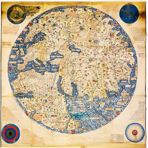 36 A European world map from 1459 Europe is in the top left corner The map - фото 52